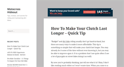 Desktop Screenshot of motocrosshideout.com