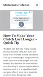 Mobile Screenshot of motocrosshideout.com