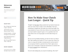 Tablet Screenshot of motocrosshideout.com